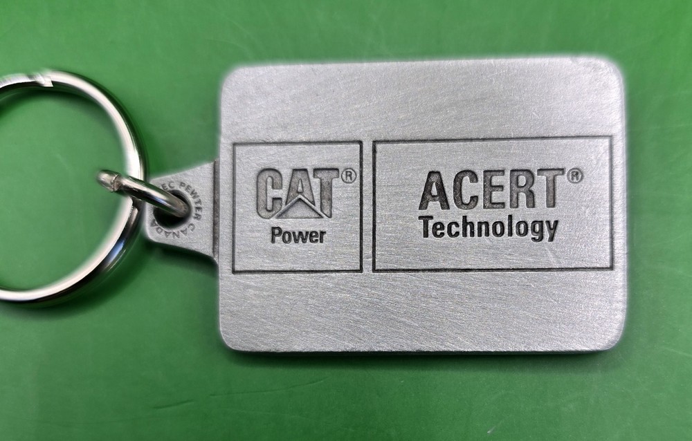 Caterpillar Pewter Key Chain CAT Power Engine ACERT Technology Canada