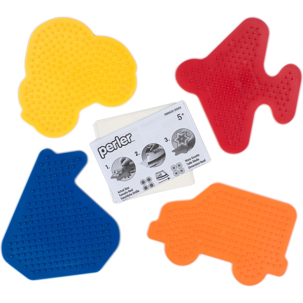 Perler Fun Fusion Pegboards 4/Pkg-Journeys