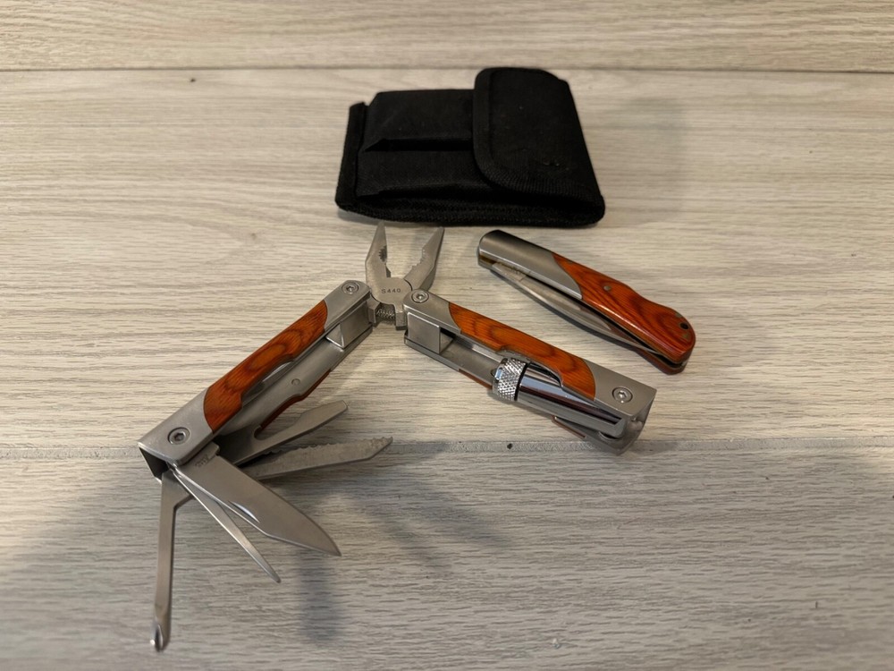 Multi Tool Pliers and Pocket Knife