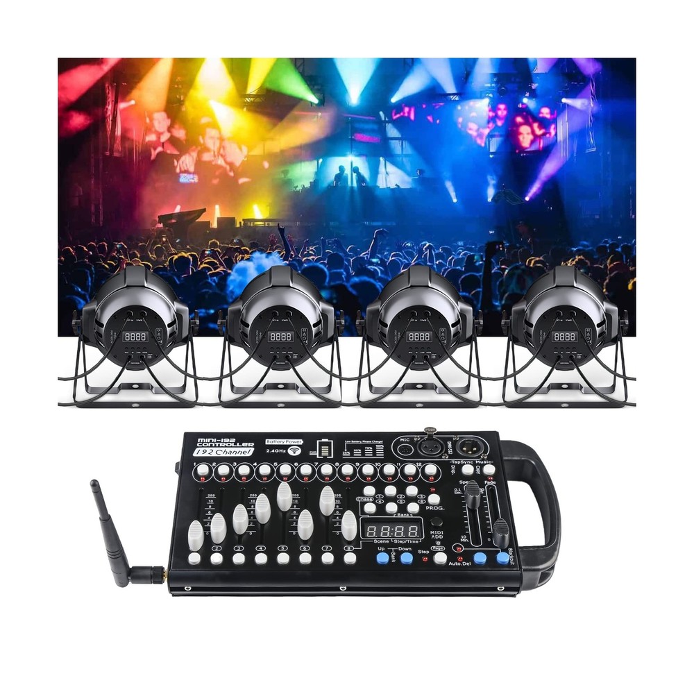 MAD OWL Built-in Battery Ultra-Thin Portable DMX512 Console 192CH programmabl...