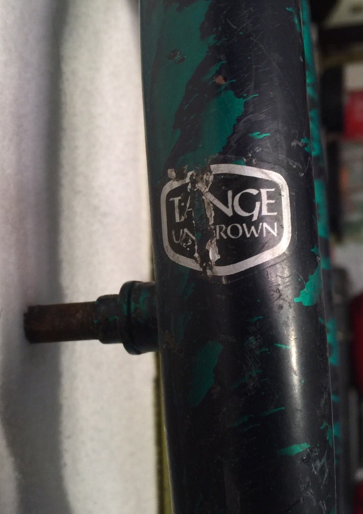 Used Tange Unicrown Fork Cycle Green Paint