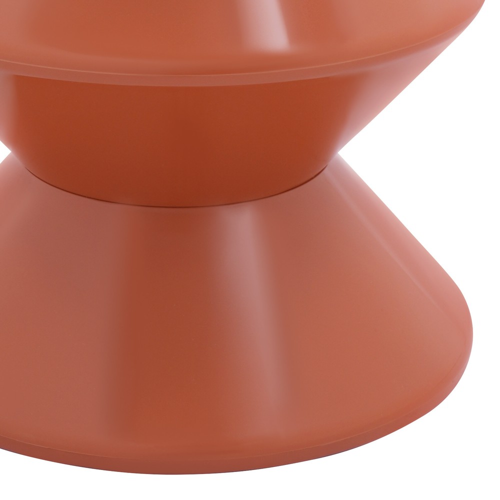 Orange Side Table Sofa Side Table Modern Round End Table 220.46 lbs