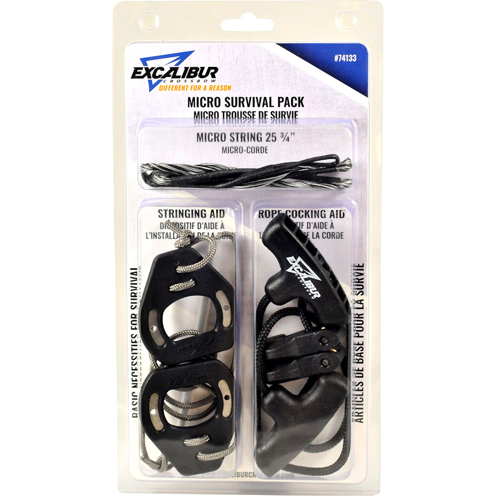 Excalibur 74133 Micro Survival Pack Rope Cocker and Stringing Aid