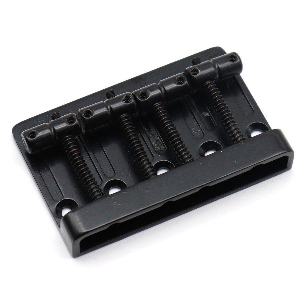 4 String Bass Hard Tail Fixed Bridge Hardtail Saddle Bridge Top Load Black