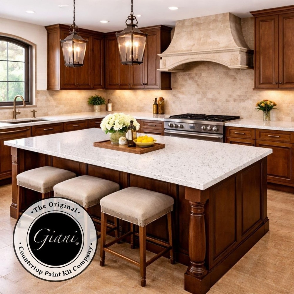 Transform Countertops Kit 2.0 White Diamond 100% Acrylic Gloss Finish