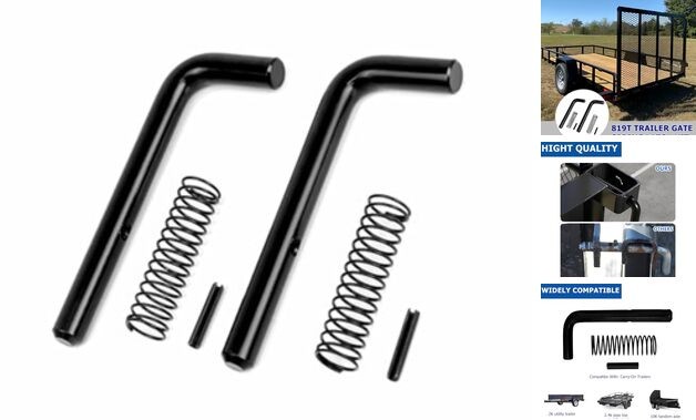 Trailer Gate Pin,Utility Trailer Accessories,819T Trailer Gate Spring 2 Packs