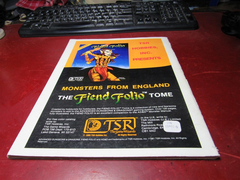 TSR: Dragon Magazine Issue 56