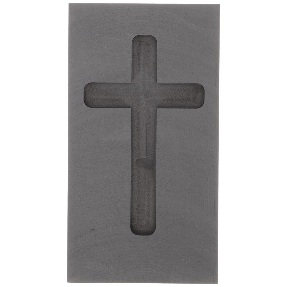 Cross Shape Graphite Ingot Mold Casting for Melting Refining Gold Silver Metal