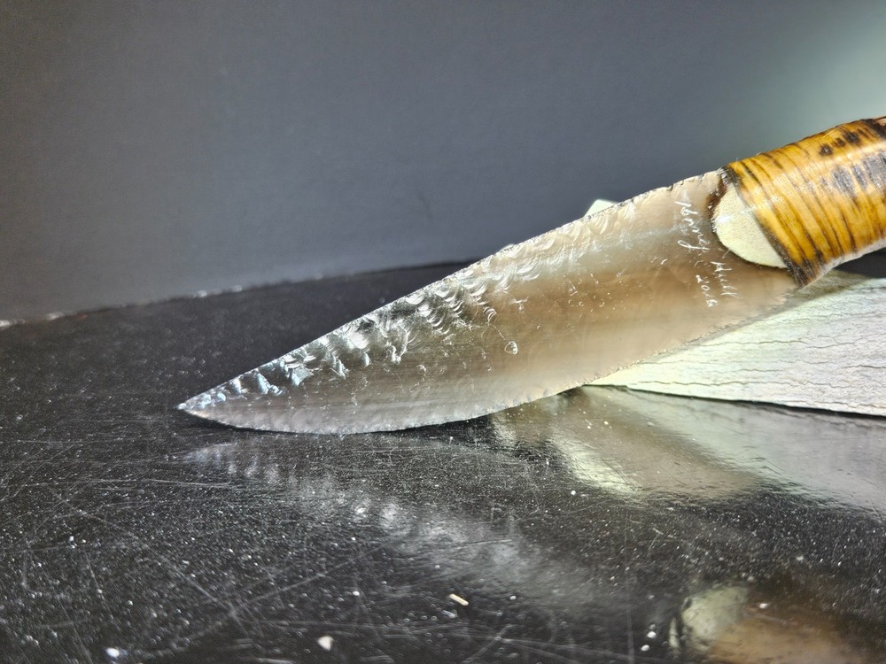 Translucent Rainbow Obsidian Knife Flintknapping Art Arrowheads Native Dance
