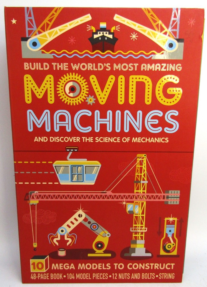 QEB Publishing Moving Machines, Build 10 Models.