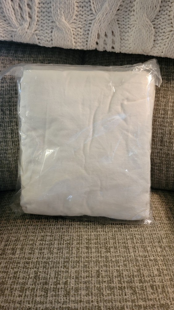 Master Massage 3-Piece Flannel/Cotton Sheet Set, Off White