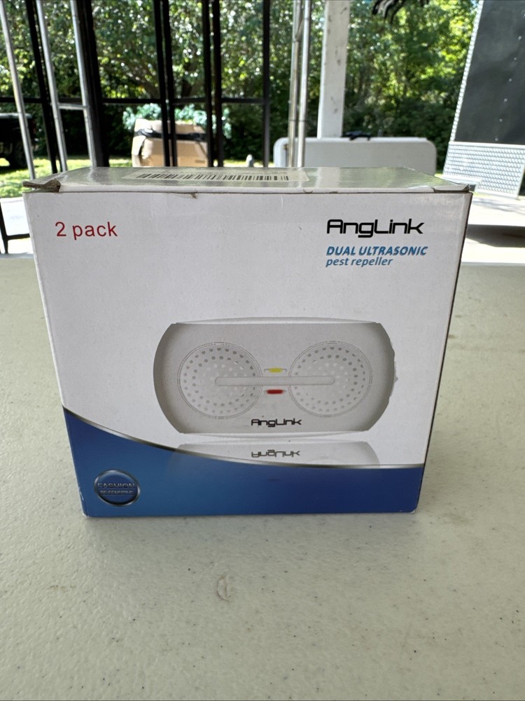 AngLink Dual Ultrasonic Pest Repeller 2 Pack