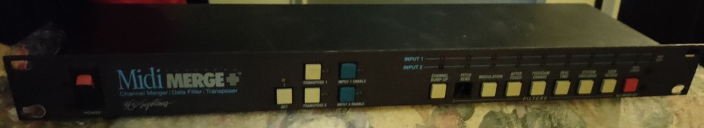 360 Systems Rack-mounted Midi Merger