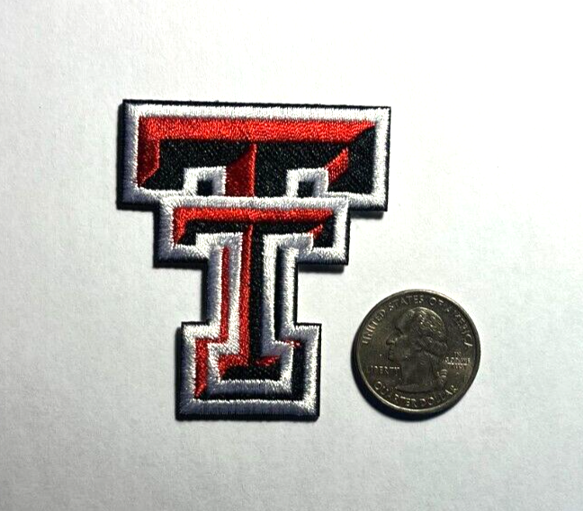 Texas Tech patch Red Raiders texas tech patch 2 3/8" tall Iron or sew on