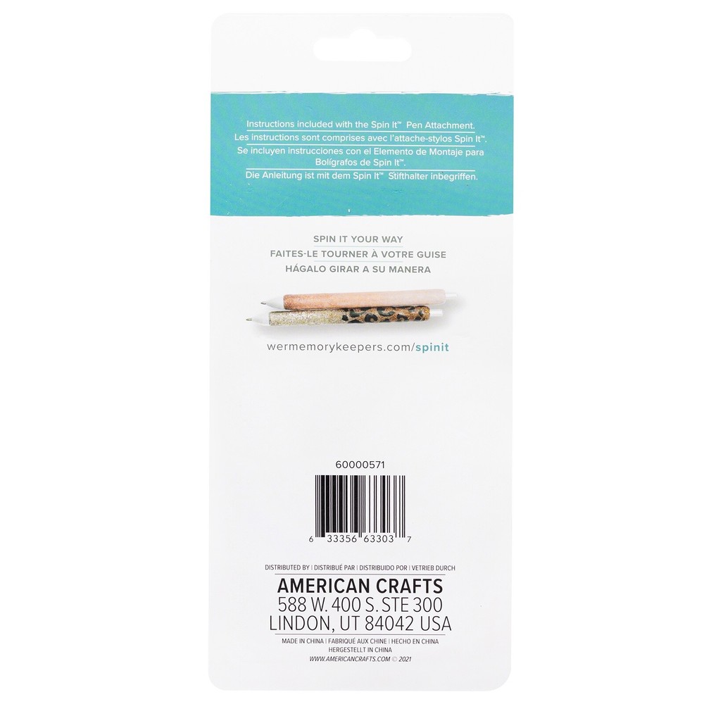 We R Spin It Pens 6/Pkg-Unfinished - 3 Pack