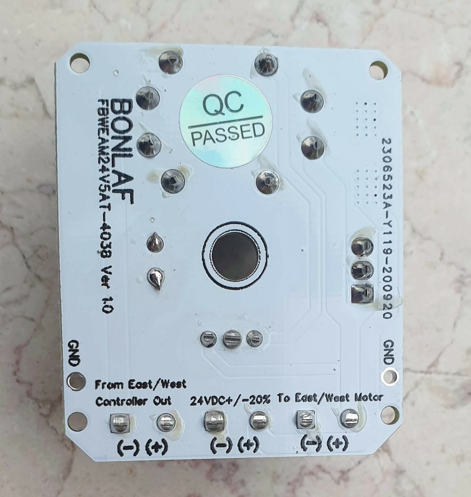 24V 5Amp West East Auto Sensor Night DIY PV Panel Sun Tracking Controller Board