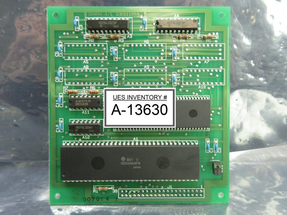 Kokusai Electric D3E01195A Processor Board PCB GRAPH Used Working