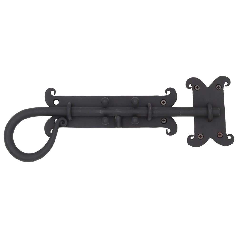 Wrought Iron Cane Tower Slide Bolt 13 Inch