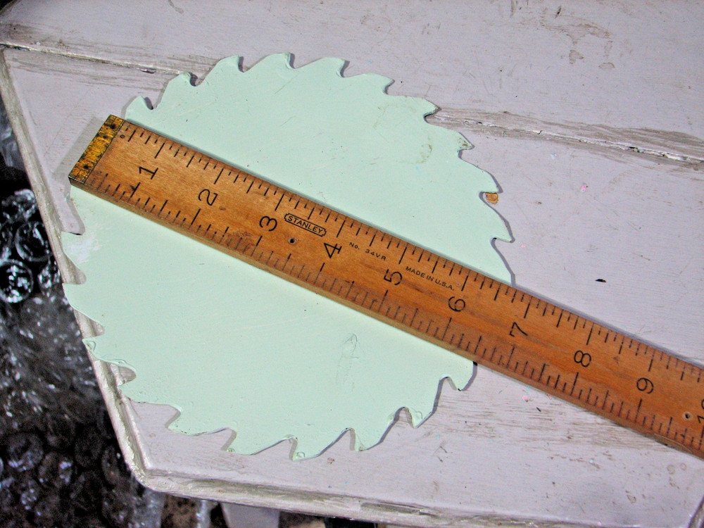 Beautiful Hand Painted Saw Blade