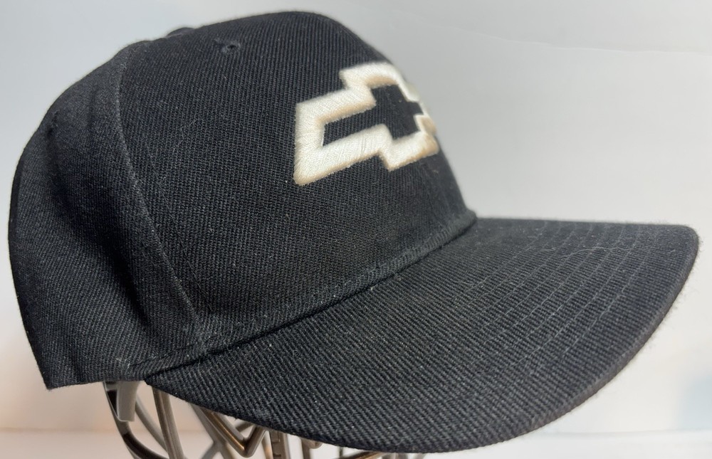 Chevrolet ball cap Hat adjustable strap Chevy Logo Black