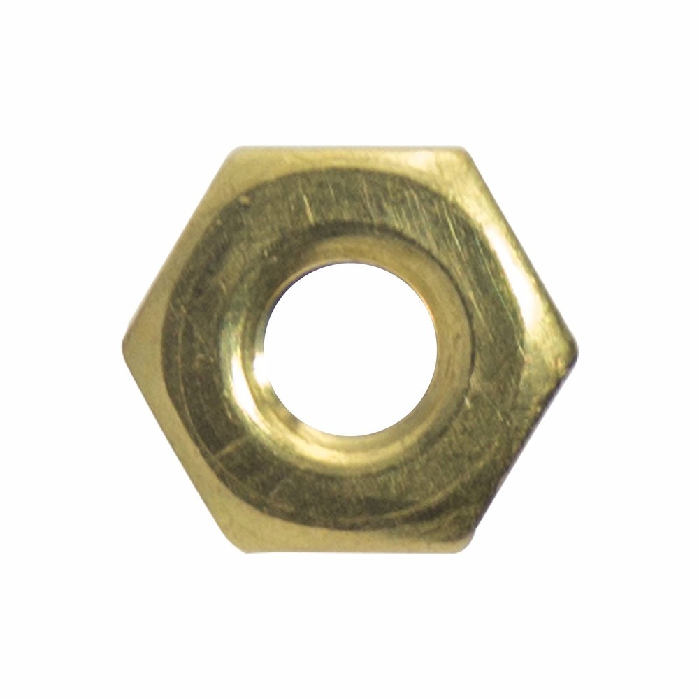 8-32 Machine Screw Hex Nuts Solid Brass Qty 100