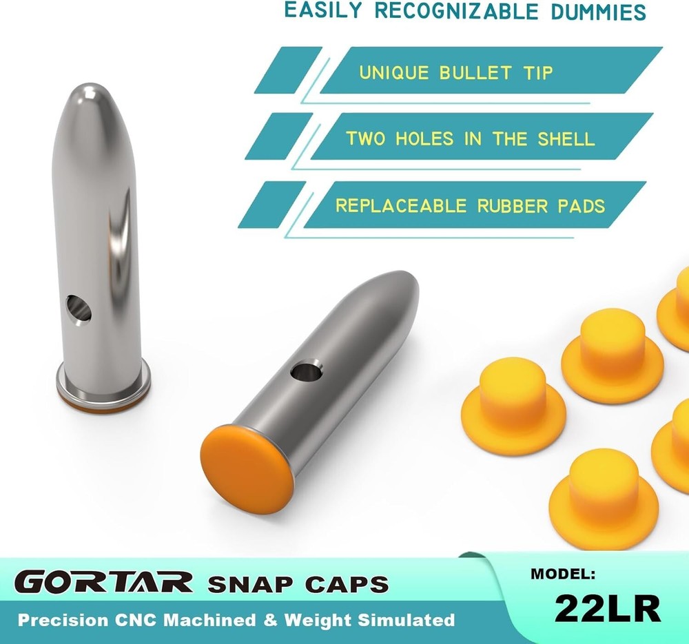 High-Visibility Snap Caps Training Dummy Rounds for Invaluable Skill Development