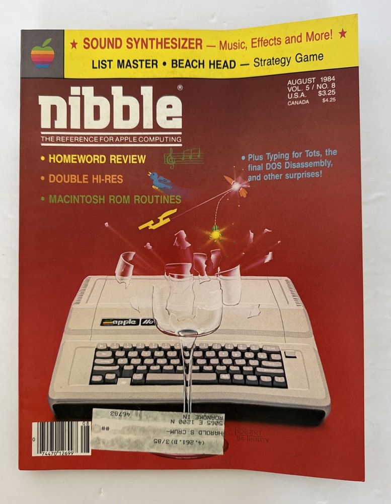 1984 Nibble Apple II Computer Reference Magazine Vol 5 COMPLETE SET OF 12