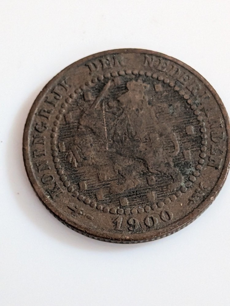 1900 Netherlands 1 Cent Small Date
