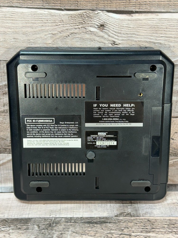 Sega Genesis Console No Cords
