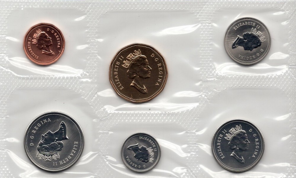 Canada 1996 Proof Like Coin Set PL COA No Envelope