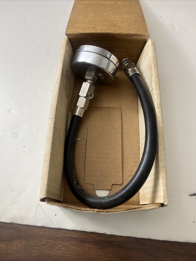 vintage Sears compression tester gauge