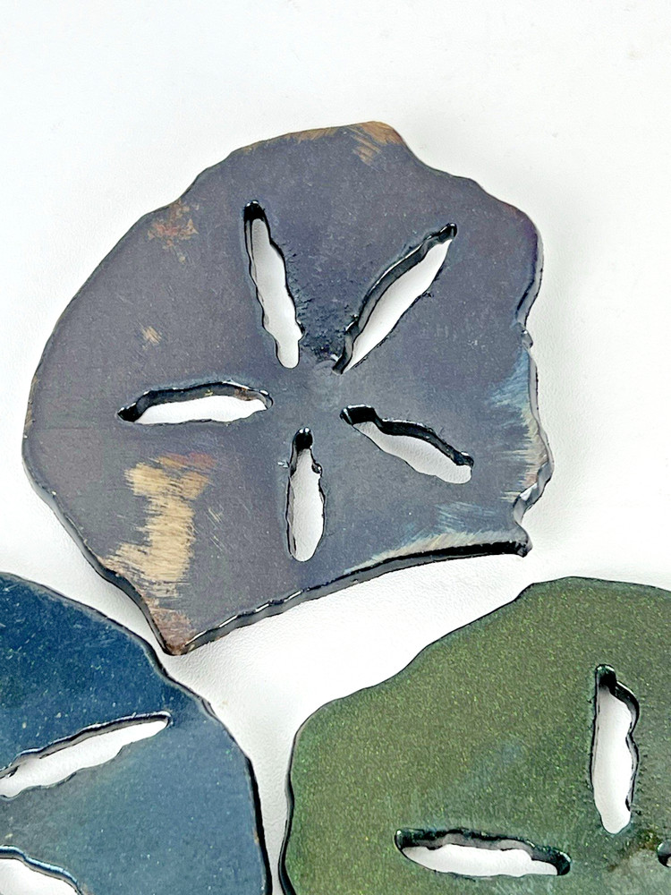 3 Metal Laser Cut Sand Dollars