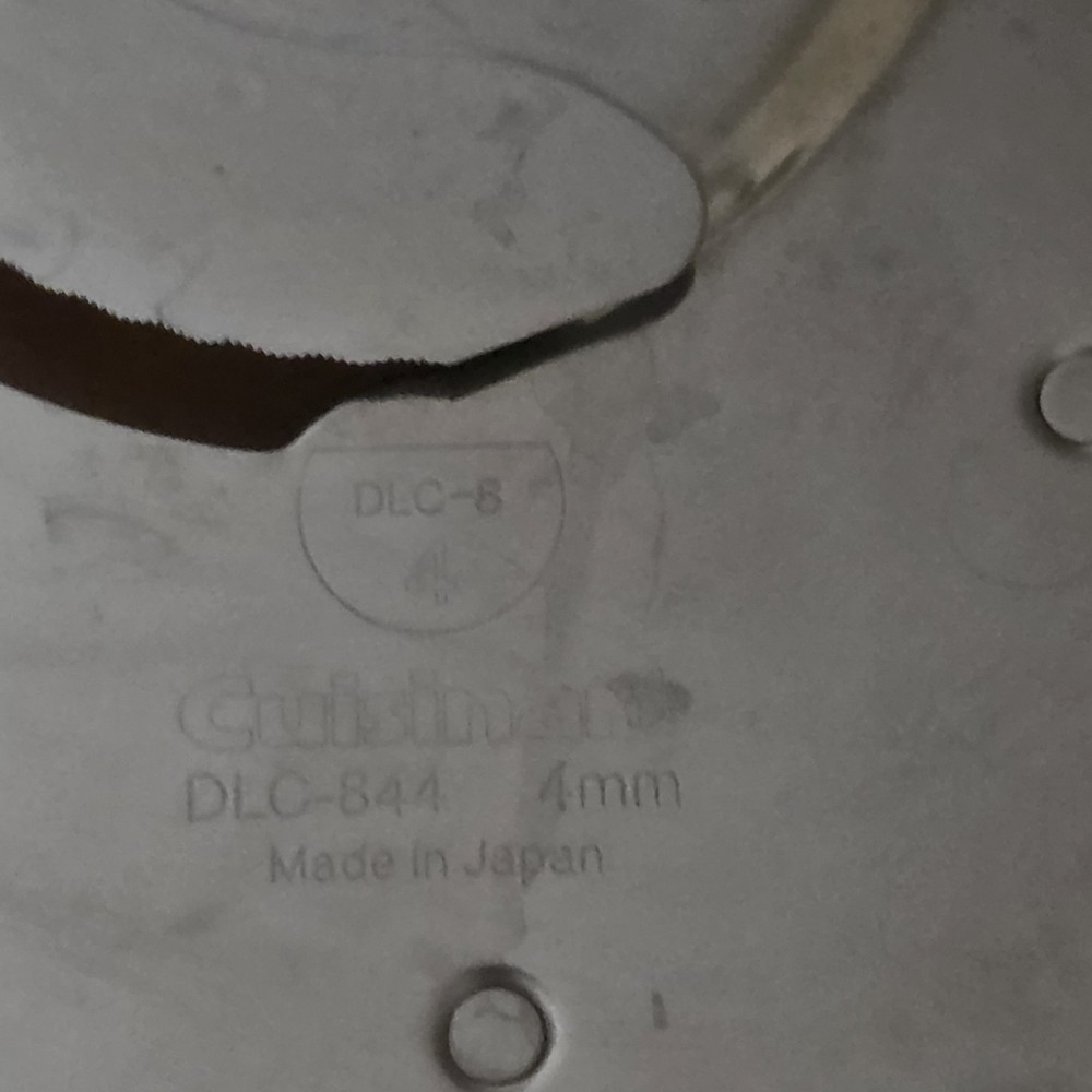 Cuisinart Food Processor Disc Holder Rack & Slicing Shredding Discs Blades