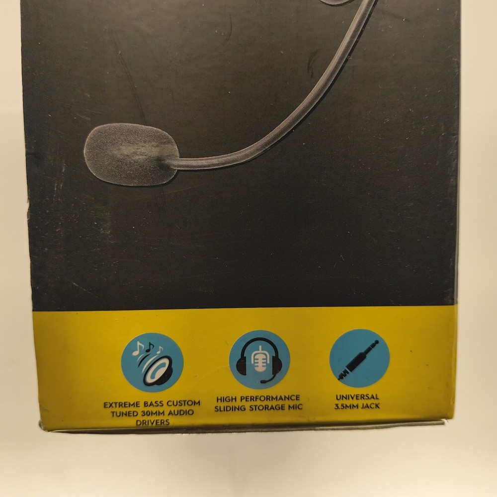 Billboard High Performance Gaming Headset Black Overear Adjustable Switch/PC/PS4