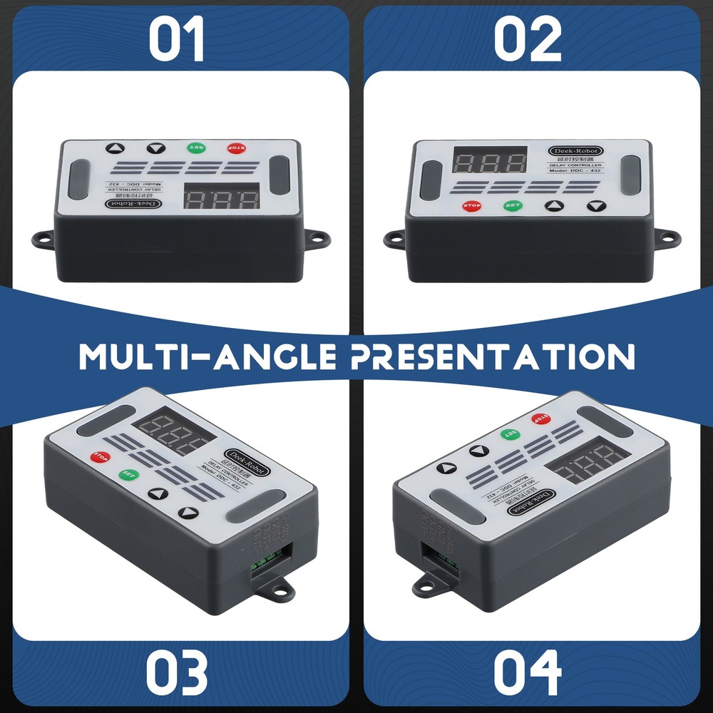 DDC-432 Dual MOS LED Digital Delay Controller Time Delay Relay Trigger5271