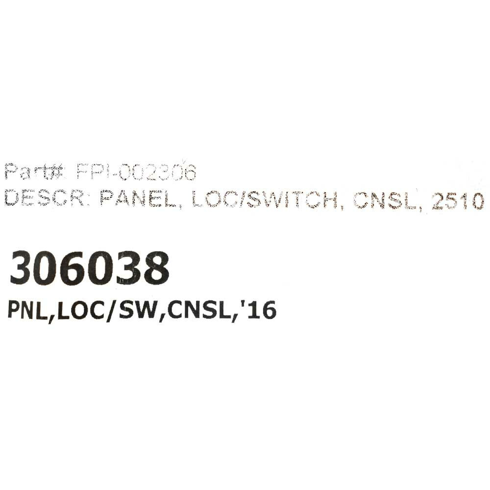 Ranger Boat Blank Dash Panel 306038 | Bay Console Switch 2016