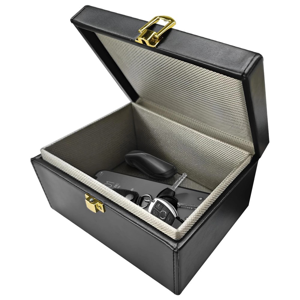 Faraday Box Key Fob Protector, RFID Signal Blocking Shielding Box Anti-Theft