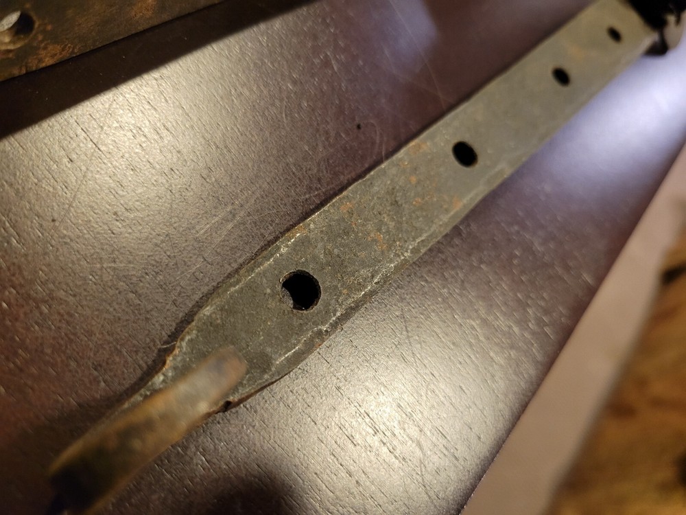 Antique Wrought Hinges with End Curl - FOUR!