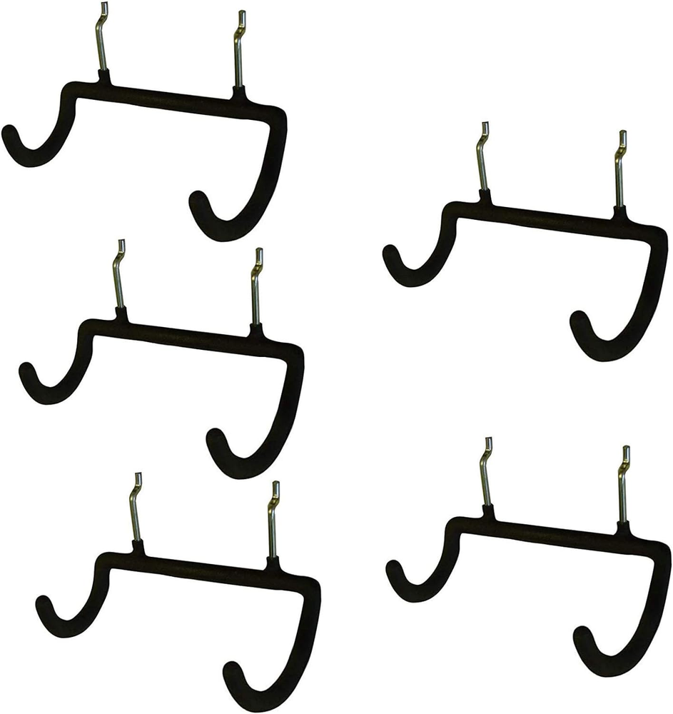 5PCS Pegboard Drill Holder Pegboard Double Hooks Drill Hook for Drill,Accessorie