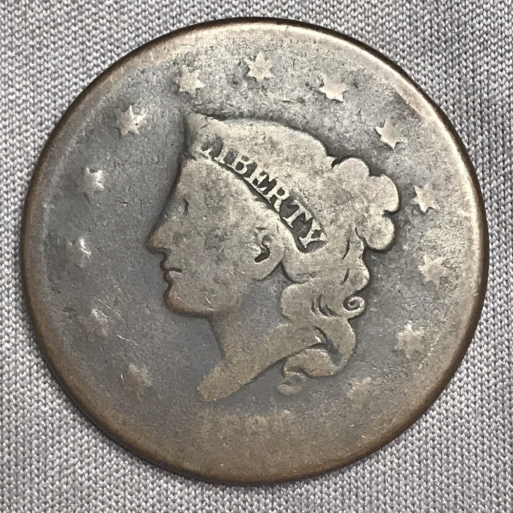 1836 Matron Head Large Cent. Fair-AG Condition, Lowball. Problem-Free! #B307