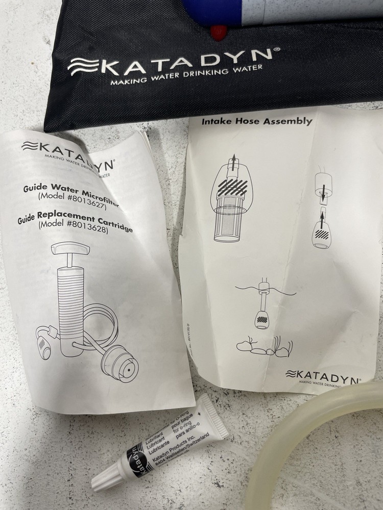 Katadyn GUIDE Microfilter Backcountry Series Safety Level 2 Water Filter Camping