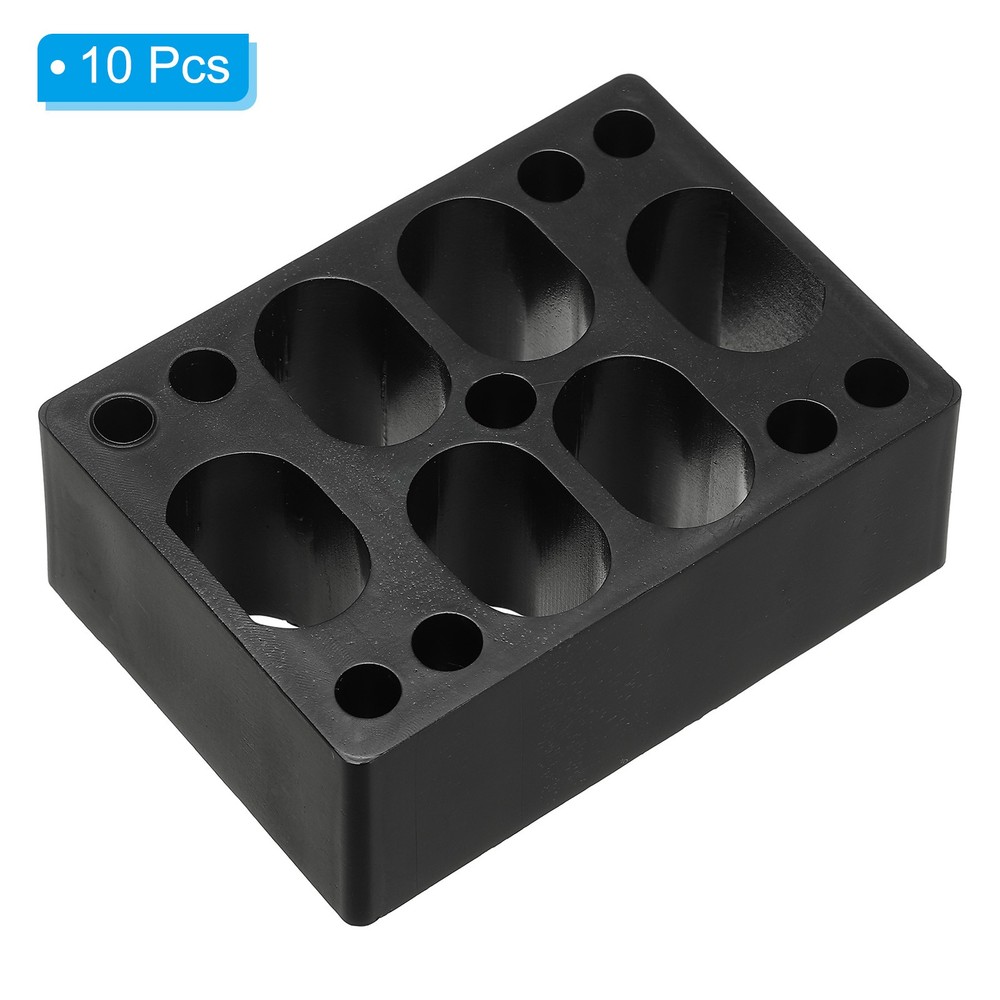 1.1" Skateboard Riser Pads, 10Pcs Riser Pads Angle Shock Pads, Black