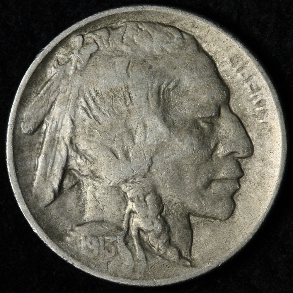 1913 TYPE 2 Buffalo Nickel XF E179 ARCM