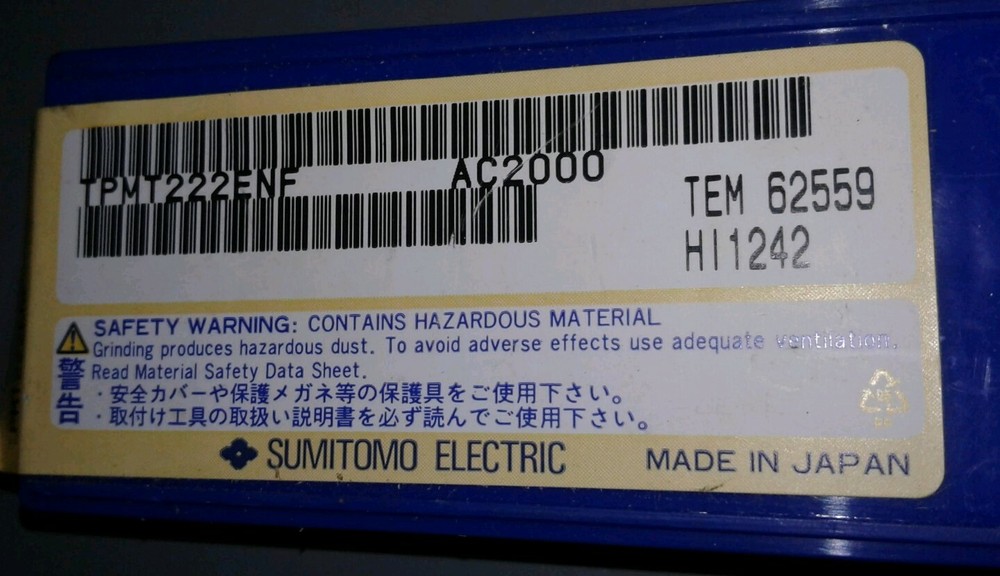 9 PC. SUMITOMO TPMT222ENF. AC2000