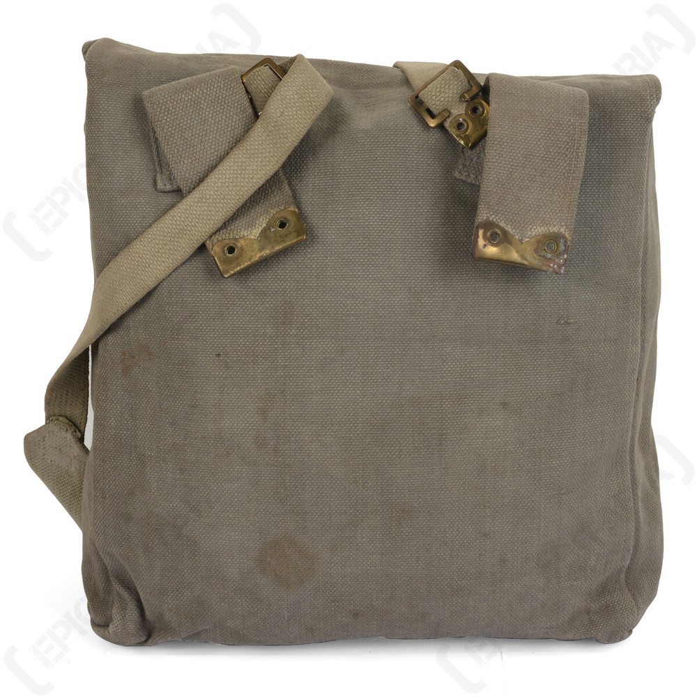 Original British 37 Pattern Large Pack with Strap - RAF Grey Canvas WW2 Type Bag