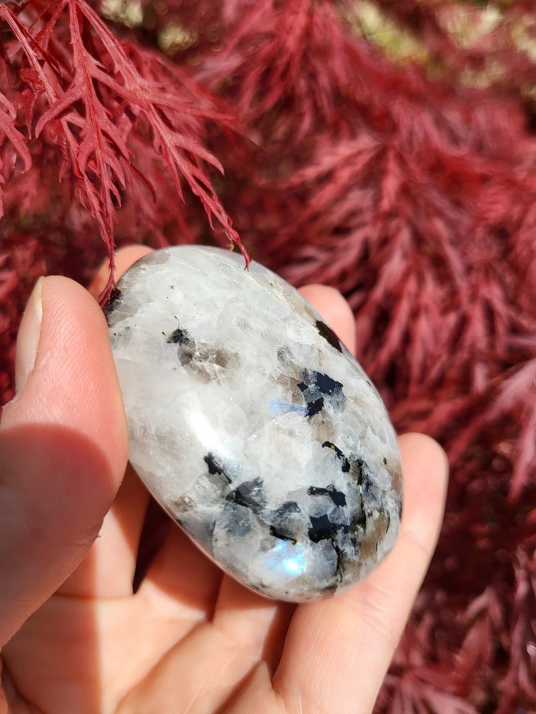 Rainbow Moonstone Palmstone *sale*