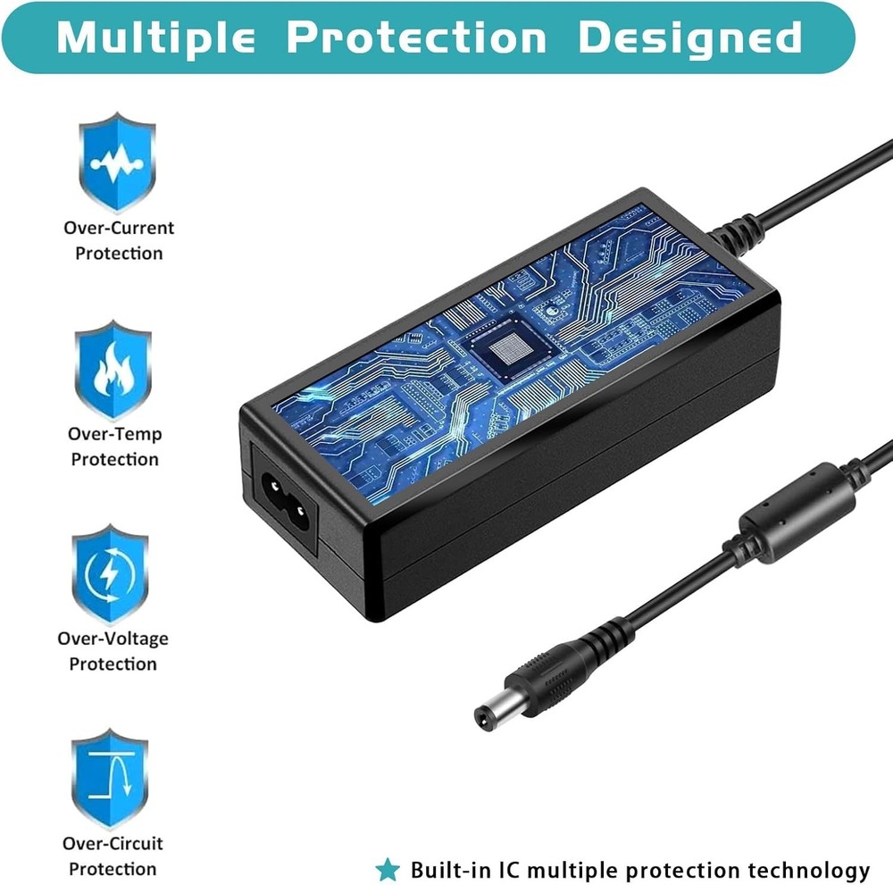 Certified 12V 5A Power Adapter for CCTV Systems with Multi-Device Support