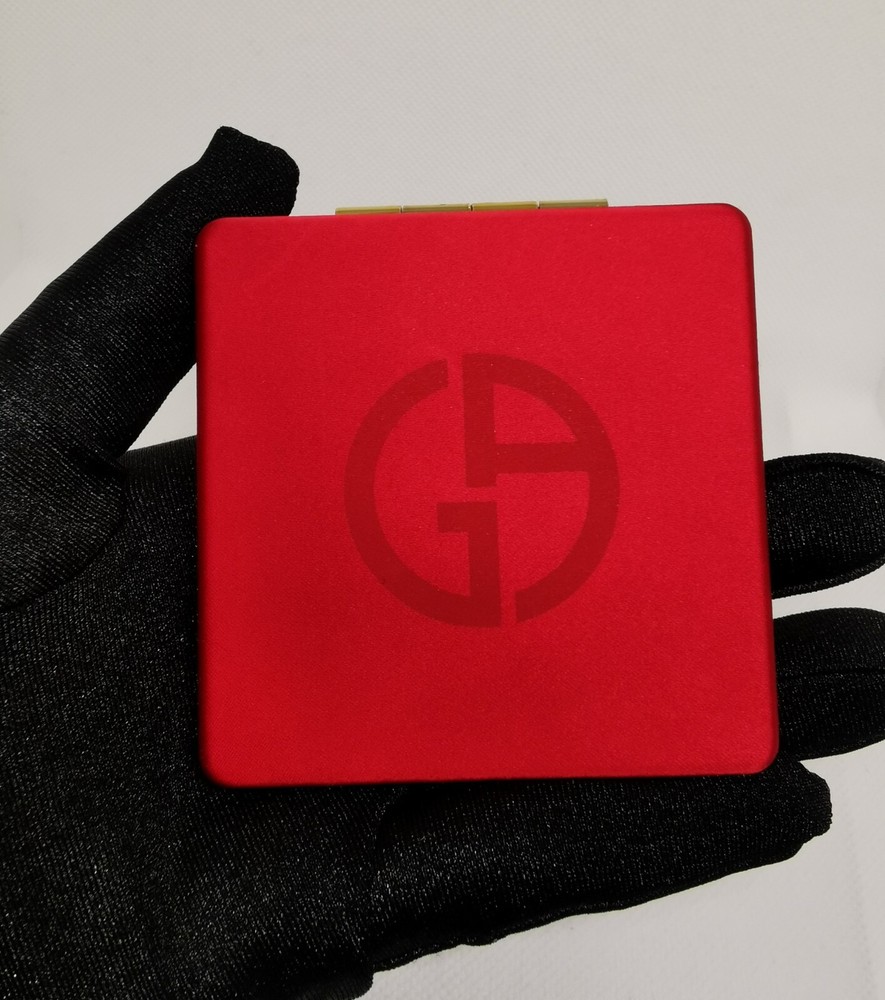 Giorgio Armani Beauty Counter Gift Mirror  Double Sided Compact Foldable Mirror
