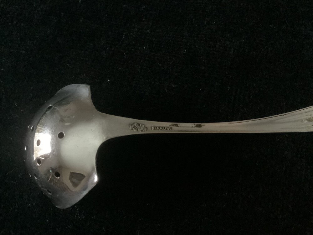 Manchester Silver Co. DIXIE pierced ladle