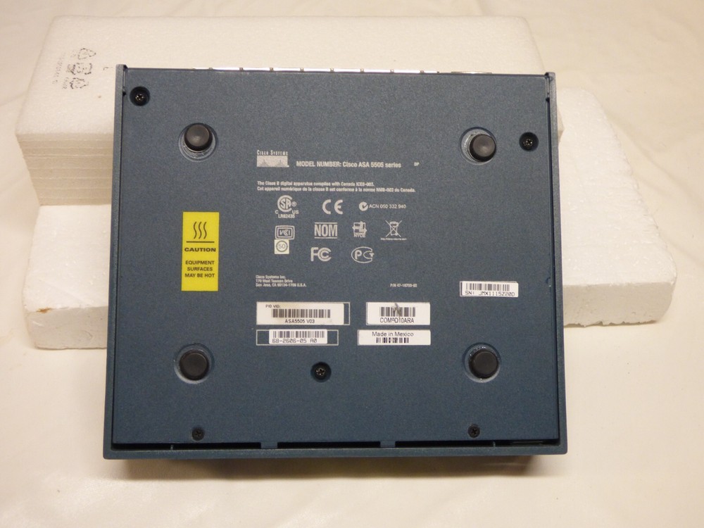 Cisco ASA 5505 Firewall Security Appliance